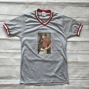 Duran Duran Simon Le Bon V-Neck Vintage Iron-On T… - image 1